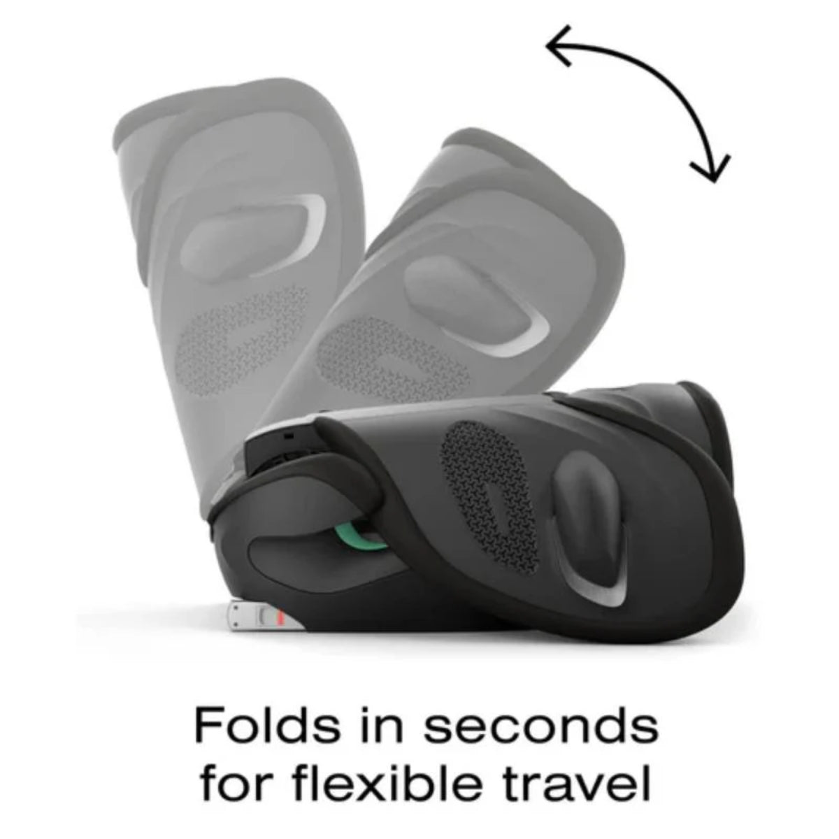 Cybex Solution G2 Folding Travel High-Back Booster - Almond Beige - Compact and Travel Friendly Design